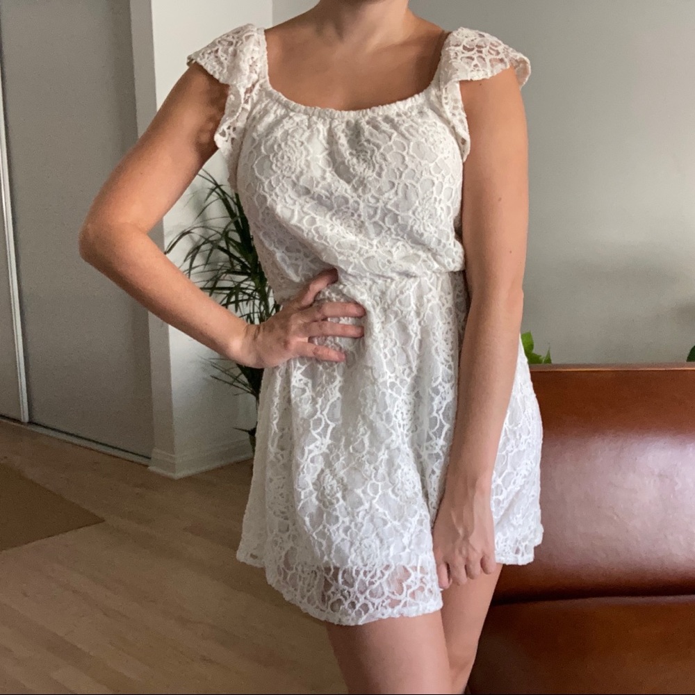 FREE PEOPLE Off The Shoulder Dress - Picture 2 of 5